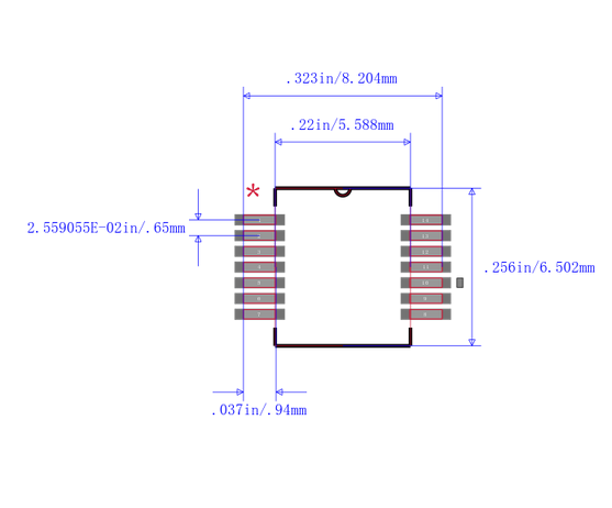 TI 德州儀器 四路雙邊模擬開關 SN74HC4066DBR