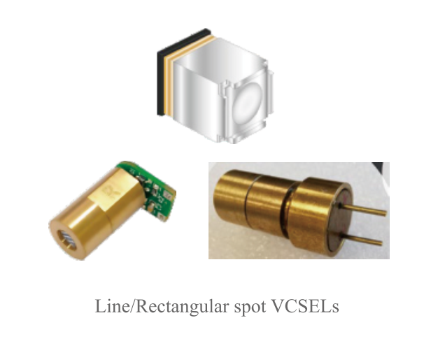 光學集成垂直腔面發射激光器 勻光片 線性偏振 準直 線光斑