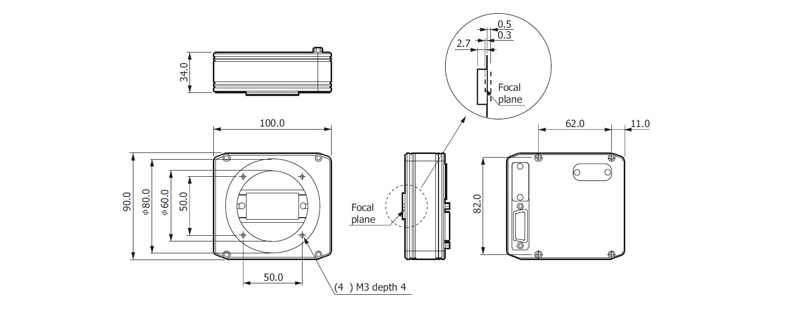 圖像傳感器用多通道探測器頭C10151-01(圖1) 圖像傳感器用多通道探測器頭C10151-01(圖1)
