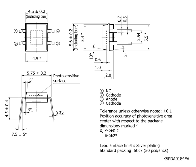 硅光電二極管S6931-01(圖2) 硅光電二極管S6931-01(圖2)