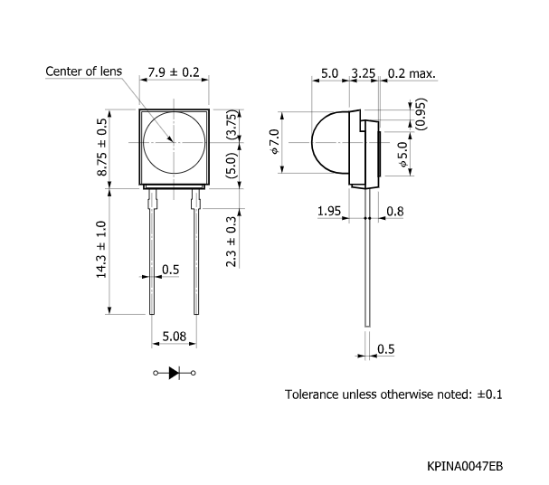 硅PIN光電二極管S6036(圖2) 硅PIN光電二極管S6036(圖2)