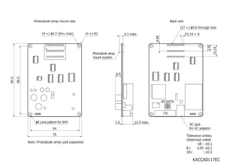 硅光電二極管陣列驅(qū)動(dòng)電路C9004(圖1) 硅光電二極管陣列驅(qū)動(dòng)電路C9004(圖1)