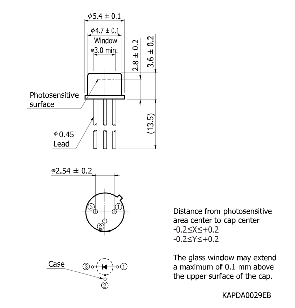 硅APD S12092-02(圖2) 硅APD S12092-02(圖2)