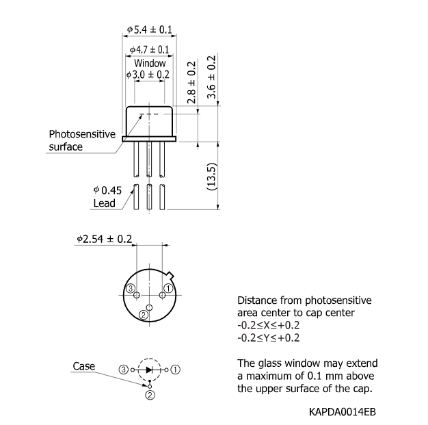硅APD S12053-02(圖2) 硅APD S12053-02(圖2)