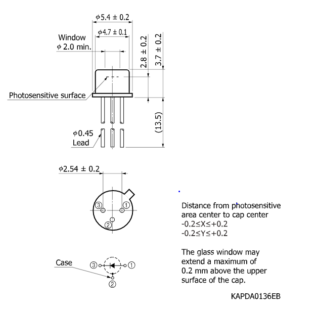 硅雪崩二極管APD 可用于LiDAR傳感器 S12023-05(圖2) 硅雪崩二極管APD 可用于LiDAR傳感器 S12023-05(圖2)