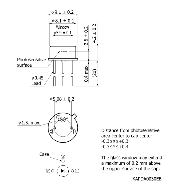 硅APD S9251-10(圖2) 硅APD S9251-10(圖2)