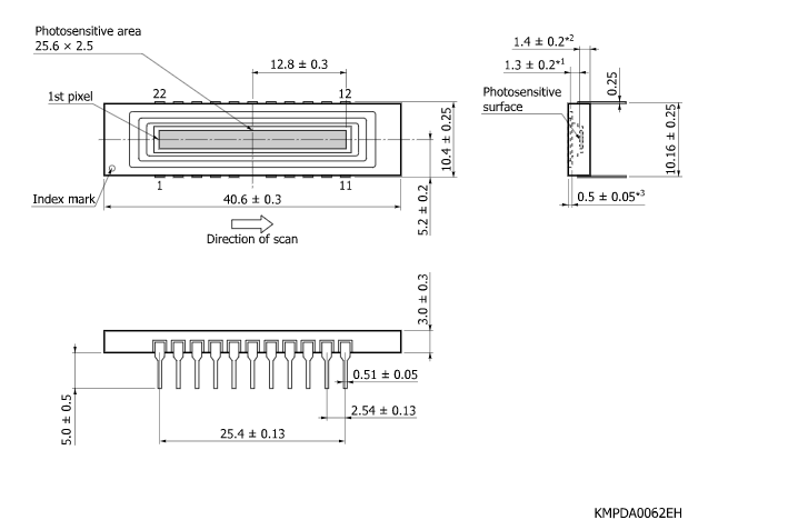 濱松 CMOS線陣圖像傳感器 S15908-512Q(圖2) 濱松 CMOS線陣圖像傳感器 S15908-512Q(圖2)