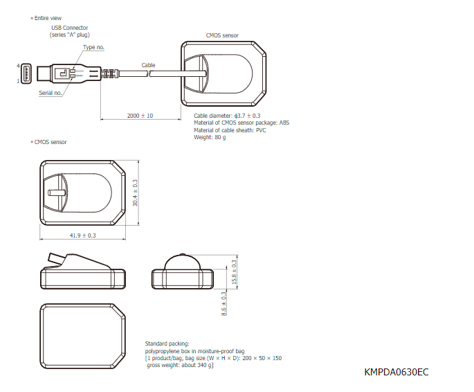 濱松 X射線CMOS面陣圖像傳感器 S15683-13(圖1) 濱松 X射線CMOS面陣圖像傳感器 S15683-13(圖1)