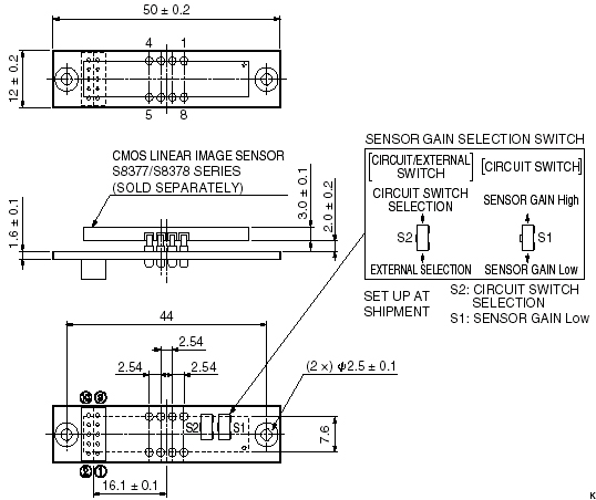 CMOS線陣圖像傳感器驅(qū)動電路C9001(圖1)