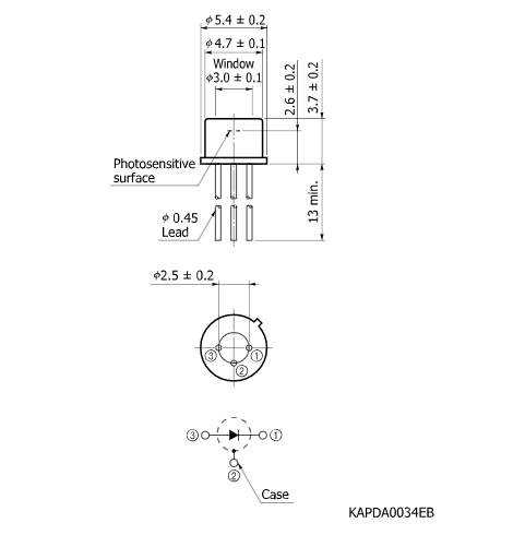 InGaAs 雪崩二極管APD 可用于LiDAR傳感器 G8931-10(圖2) InGaAs 雪崩二極管APD 可用于LiDAR傳感器 G8931-10(圖2)