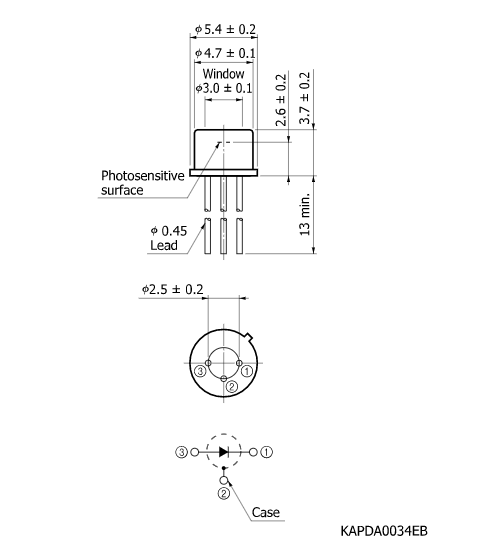InGaAs 雪崩二極管APD 可用于LiDAR傳感器 G8931-04(圖2) InGaAs 雪崩二極管APD 可用于LiDAR傳感器 G8931-04(圖2)