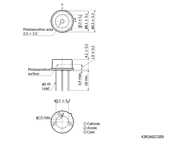 銦砷銻InAsSb光伏探測器 P13243-022MS(圖2)