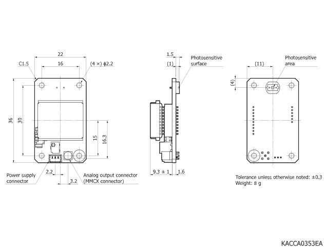 濱松 硅光電倍增管SiPM/MPPC模塊 C13365-1350SA(圖1) 濱松 硅光電倍增管SiPM/MPPC模塊 C13365-1350SA(圖1)