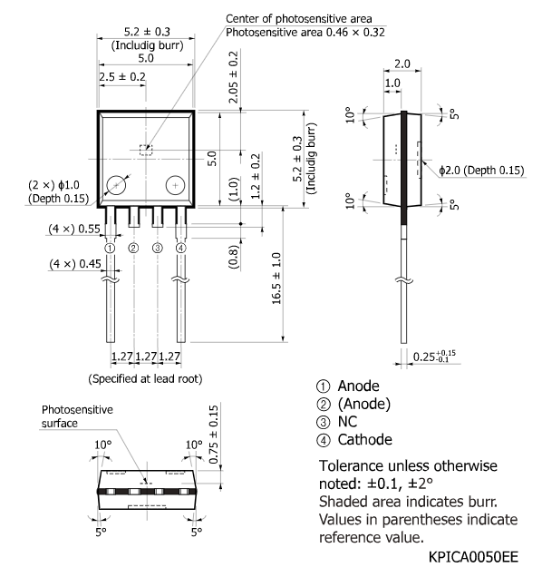 濱松 照度傳感器 光IC二極管 S9066-211SB(圖2) 濱松 照度傳感器 光IC二極管 S9066-211SB(圖2)