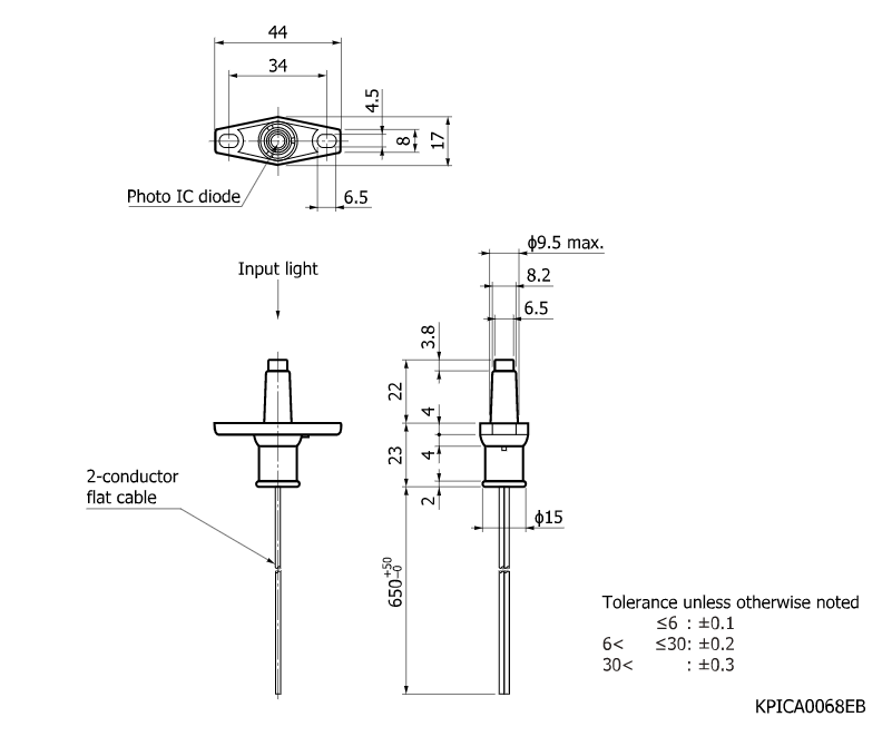 濱松 火焰探測用光IC S10108(圖2) 濱松 火焰探測用光IC S10108(圖2)