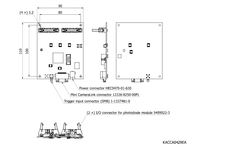 濱松 X射線硅光電二極管模塊信號處理單元 C13938(圖1) 濱松 X射線硅光電二極管模塊信號處理單元 C13938(圖1)