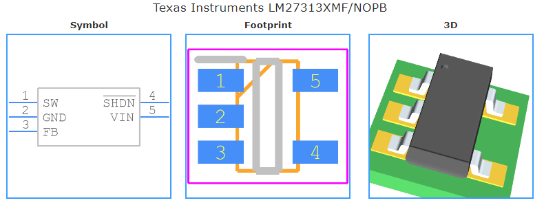 TI/NS 電源管理 DC-DC開關升壓穩(wěn)壓器 LM27313XMF(圖1) 1-22060Q13440426.png