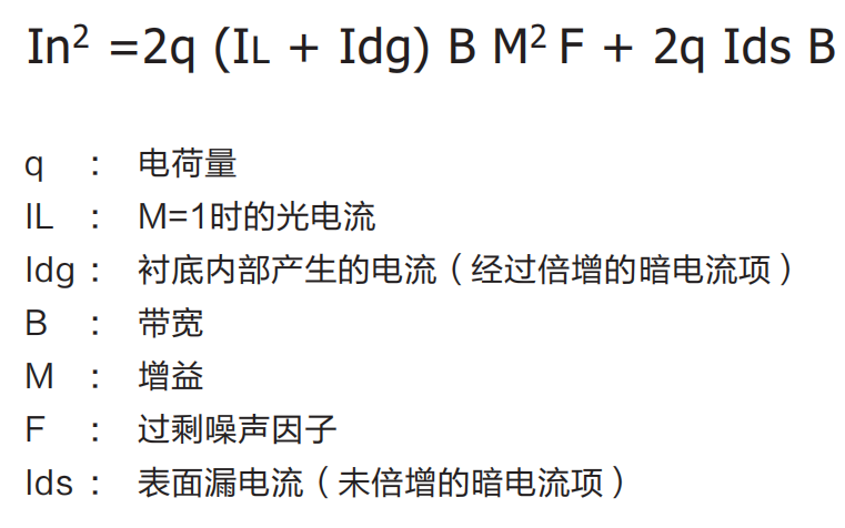 教你看懂APD雪崩光電二極管的參數以及如何測量增益(圖6) 1-241022112934362.png