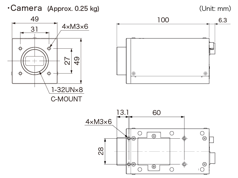 濱松 InGaAs線陣掃描相機 C15333-10E04-02(圖2)