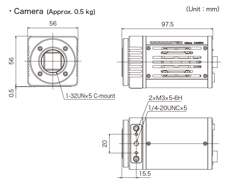 濱松 InGaAs相機 C12741-03-02(圖2)